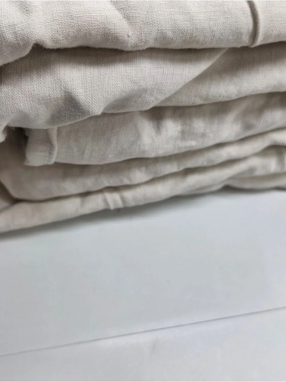 QUINCE European Linen Duvet Cover Set Twin Sand 4968